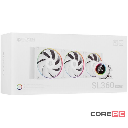 Система жидкостного охлаждения для процессора ID-COOLING SL360 White