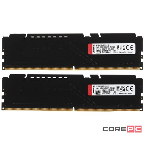 Оперативная память 32 Gb 6000 MHz Kingston FURY Beast (KF560C36BBE2K2-32)