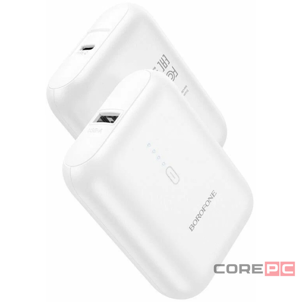 Powerbank Borofone BJ31 5000mAh 1USB/Type-C 2A белый
