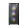 Компьютерный корпус 1STPLAYER DK D6 LED Black (D6-BK-4F1)