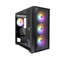 Компьютерный корпус 1STPLAYER DK D6 LED Black (D6-BK-4F1)