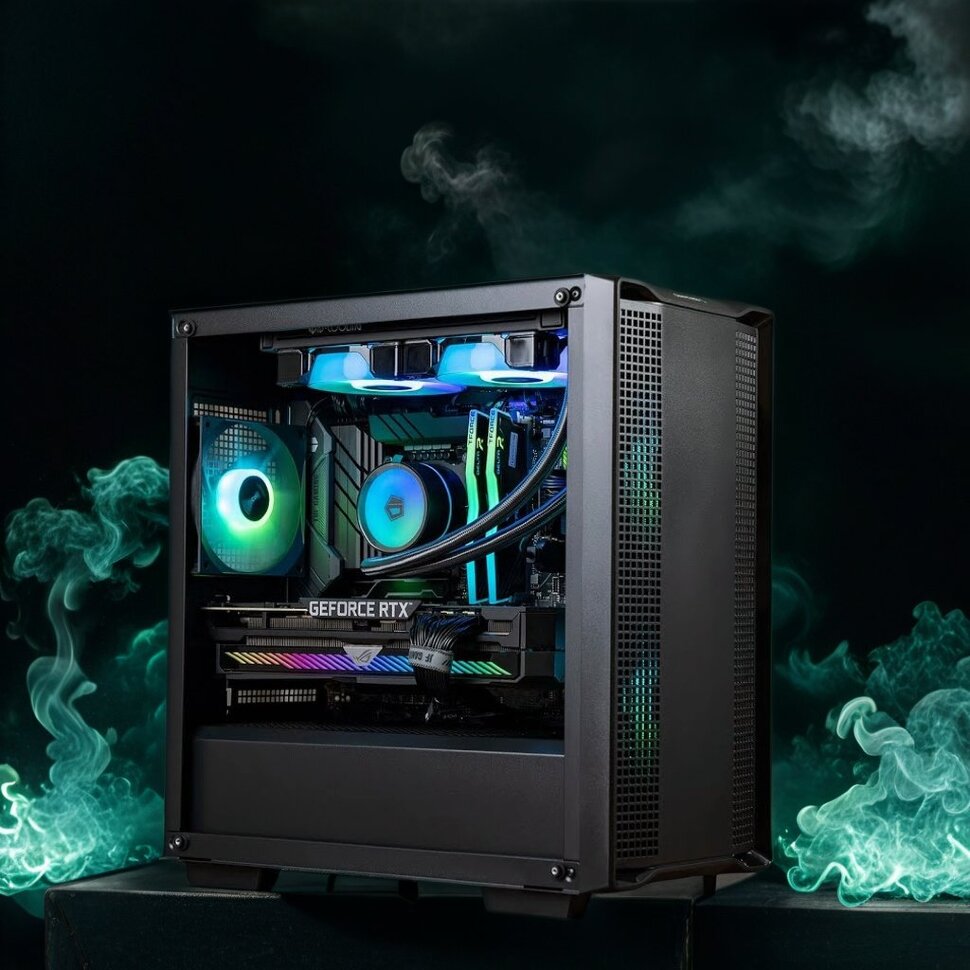 Компьютер COREPC(GeForce RTX 4060 Dual,i5-12400(F),B760M DS3H AX ,SE-224-XTS,[DDR4, 3600MHz, 2x8GB],500GB ADATA LEGEND 800,)