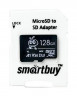 micro SDXC карта памяти Smartbuy 128GB U3 V30 A1 Advanced R/W up to 90/55 с адапт. (SB128GBSDU1A-AD)