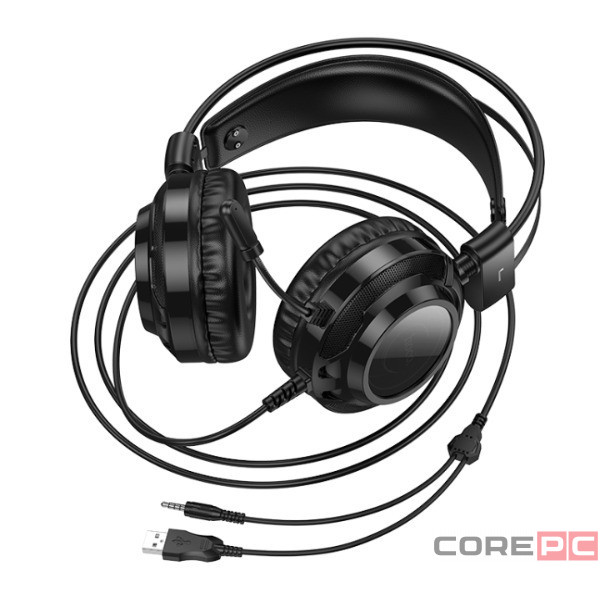 Стереонаушники Bluetooth полноразмерные HOCO W110 черные