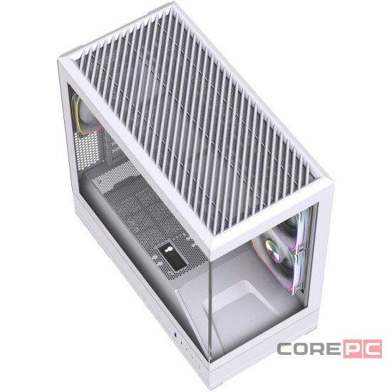 Компьютерный корпус Powercase GT3 TG ARGB White (CMGT3W-A3)