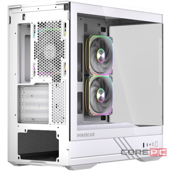 Компьютерный корпус Powercase GT3 TG ARGB White (CMGT3W-A3)