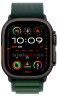 Apple Watch Ultra 2 (2024) 49mm Black Titanium Case with Dark Green Alpine Loop (S)
