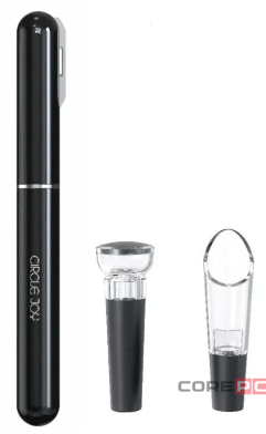 Винный набор аксессуаров Xiaomi Circle Joy Air Pump Wine Opener Set 3 в 1 (CJ-TZ19) (черный)