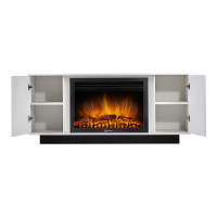 Портал Firelight Como 30 белый, черный, р/в