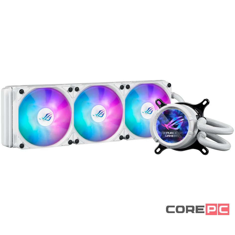 Система жидкостного охлаждения для процессора ASUS ROG STRIX LC III 360 ARGB LCD WHT (90RC00W2-M0UAY0)