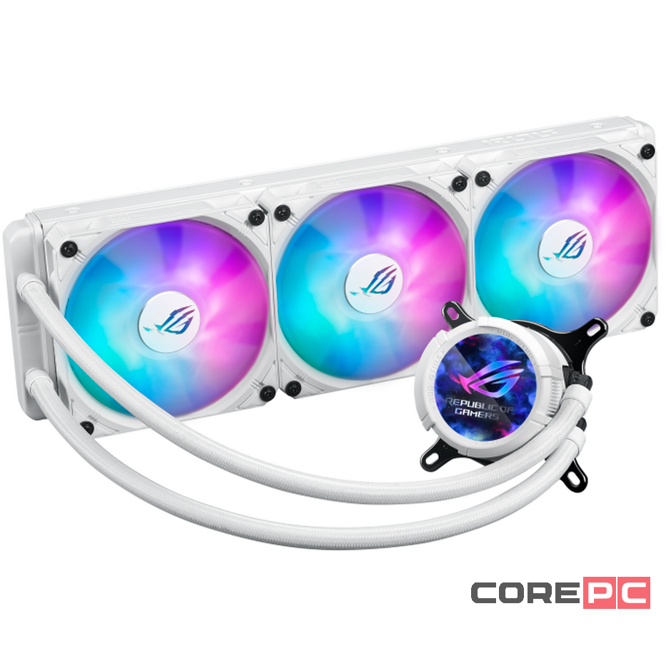 Система жидкостного охлаждения для процессора ASUS ROG STRIX LC III 360 ARGB LCD WHT (90RC00W2-M0UAY0)