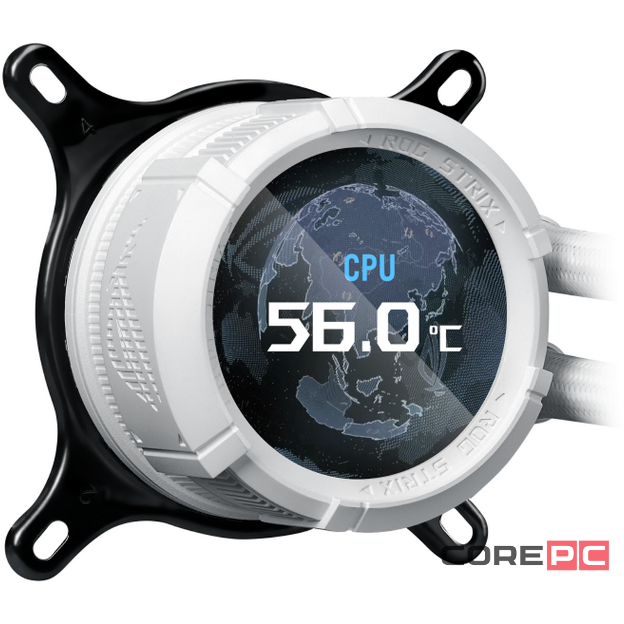 Система жидкостного охлаждения для процессора ASUS ROG STRIX LC III 360 ARGB LCD WHT (90RC00W2-M0UAY0)