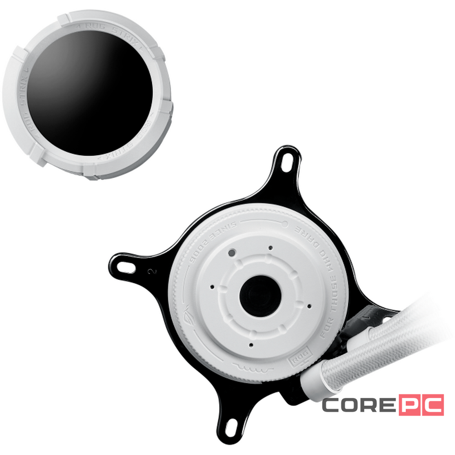 Система жидкостного охлаждения для процессора ASUS ROG STRIX LC III 360 ARGB LCD WHT (90RC00W2-M0UAY0)