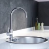 Смеситель для кухни Iddis K05STJ0i05, рычажное управление, цвет сатин