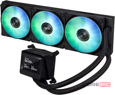 Система жидкостного охлаждения для процессора ASUS MAX GAMING LC 360 ARGB LCD Black (90RC01G1-B0EAY0)