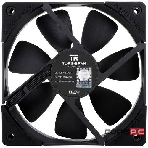 Вентилятор для корпуса Thermalright R12-B (TRR12B)