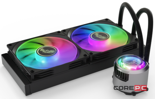 Система жидкостного охлаждения для процессора Valkyrie Jarn 280 ARGB Black (HW C280)