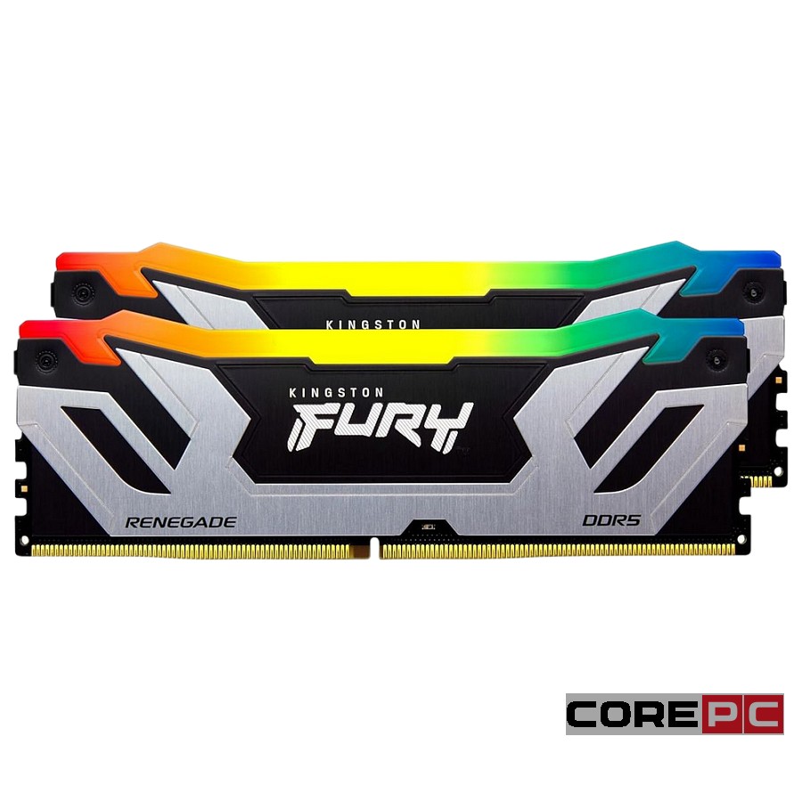 Оперативная память 48 Gb 8400 MHz Kingston FURY Renegade RGB Silver/Black (KF584CU40RSAK2-48)