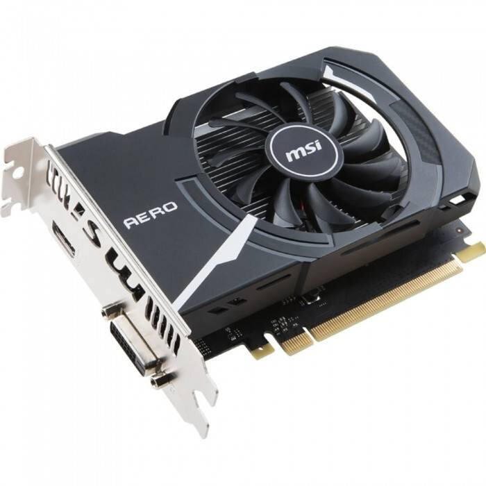 Видеокарта MSI (GT 1030 AERO ITX 2GD4 OC) GeForce GT1030 2GB AERO ITX OC