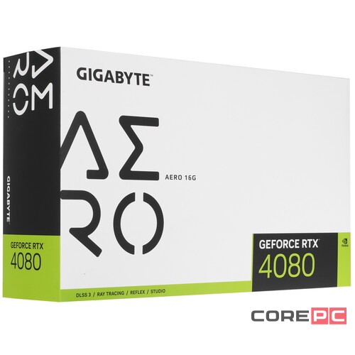 Видеокарта Gigabyte (GV-N4080AERO-16GD) GeForce RTX 4080 16GB AERO