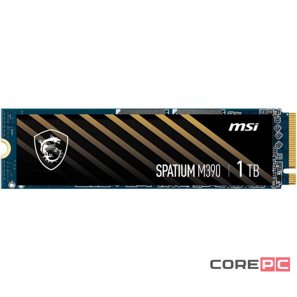 Твердотельный накопитель MSI 1000 Gb SPATIUM M390 (S78-440L640-P83) OEM