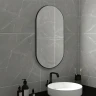 Зеркало MIXLINE Мираж 500х1000 ШВ ал. профиль ЧЕРНЫЙ