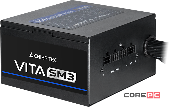 Блок питания Chieftec 850W Vita SM3 (BPX-850-C) 16 Pin (PCIe 5.0 Connector Cable Details)
