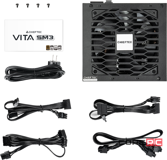 Блок питания Chieftec 850W Vita SM3 (BPX-850-C) 16 Pin (PCIe 5.0 Connector Cable Details)