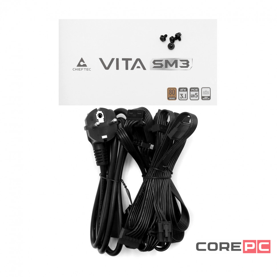 Блок питания Chieftec 850W Vita SM3 (BPX-850-C) 16 Pin (PCIe 5.0 Connector Cable Details)