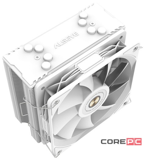 Кулер для процессора ALSEYE Universal ARGB White N120-W