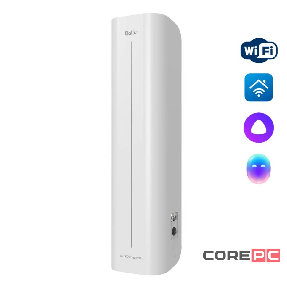 Бактерицидный рециркулятор Ballu RDU-30D WiFi ANTICOVIDgenerator, white