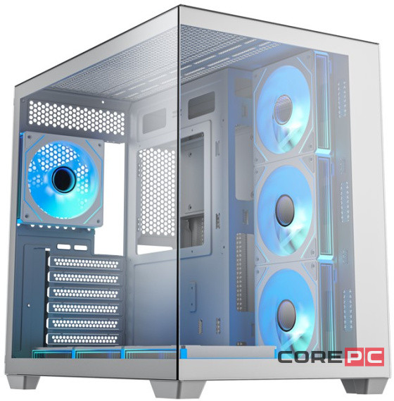 Компьютерный корпус XASTRA QW500 7ARGB-C10-UC White (QW500-7FM12A-C10-UC-WH)