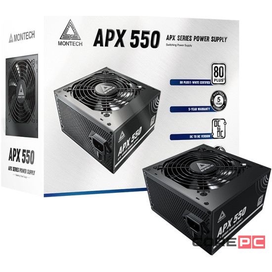 Блок питания Montech 550W APX Black (XWYA11-550W)