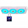 Система жидкостного охлаждения для процессора Lian Li HydroShift II LCD-S 360CL LCD ARGB White (GHS2LCDS36CW) (G89.GHS2LCDS36CW.R0)