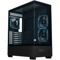 Компьютерный корпус XASTRA Q500 3ARGB-FG-C10-UC ARGB Black (Q500-3FG12A-C10-UC)