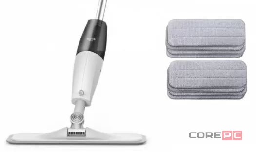 Сменная насадка для швабры Xiaomi Spray MOP 8шт серая
