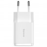 Сетевое зар. устр. Baseus Compact 10.5W 2USB CCXJ010202 белое