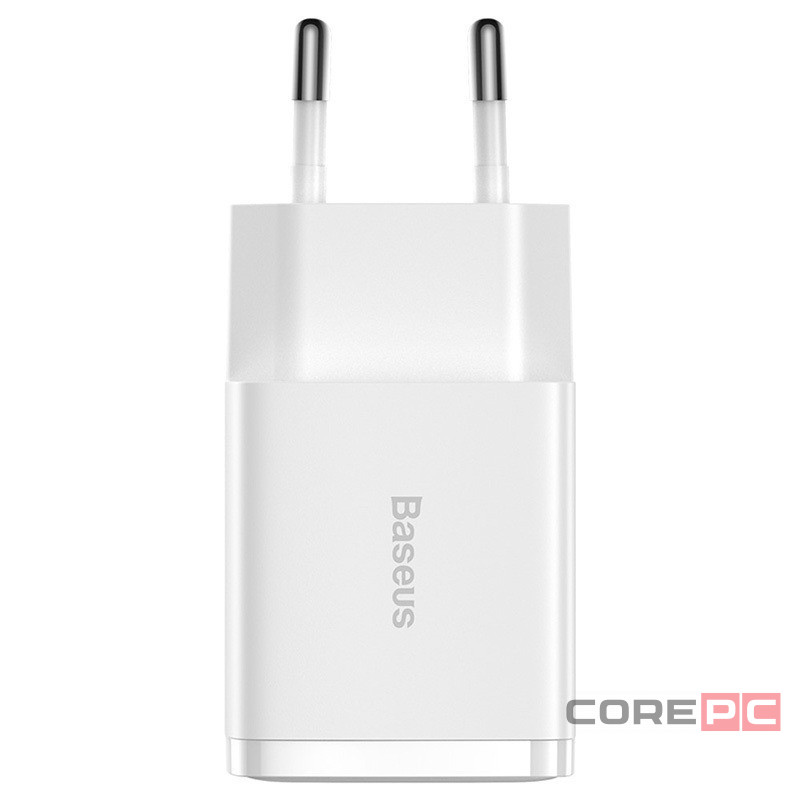 Сетевое зар. устр. Baseus Compact 10.5W 2USB CCXJ010202 белое