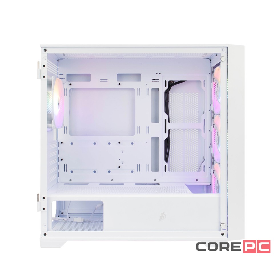 Компьютерный корпус 1STPLAYER DK D6 White (D6-WH-4F1-W)