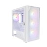 Компьютерный корпус 1STPLAYER DK D6 White (D6-WH-4F1-W)