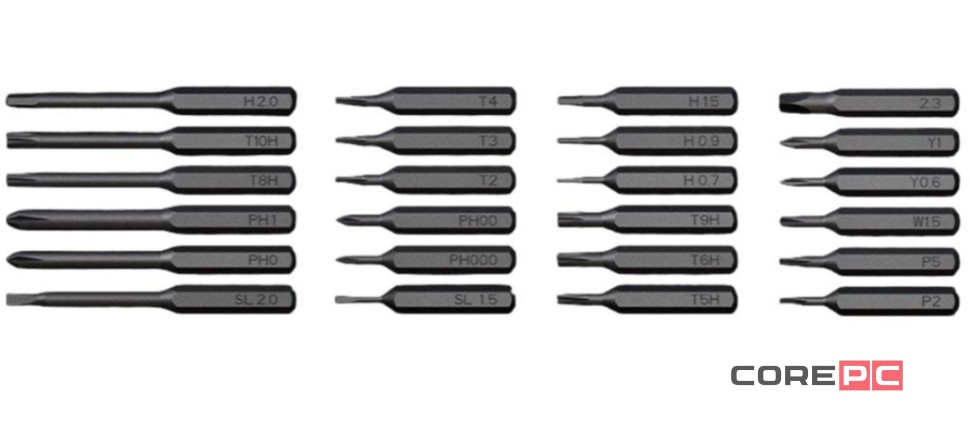 Отвертка электрическая Xiaomi MiJia Wiha Electric Screwdriver Set 24 в 1 (MJDDLSD003QW) серая