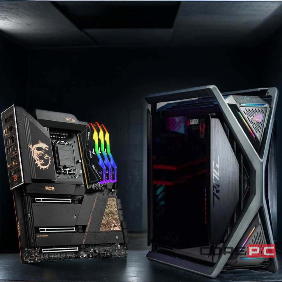 Компьютер COREPC Видеокарта MSI (RTX 4080 SUPER 16G GAMING X SLIM).intel 13900k.z790.1200w.)