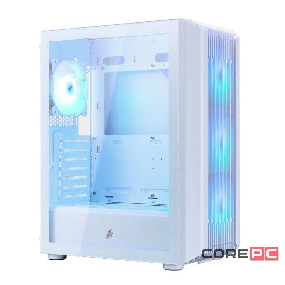Компьютерный корпус 1STPLAYER BULLET HUNTER H6 ARGB White (H6-WH-4F7-W)