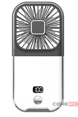 Вентилятор портативный + powerbank 3000mAh Xiaomi F30 Pro бело-черный