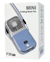 Вентилятор портативный + powerbank 3000mAh Xiaomi F30 Pro бело-черный