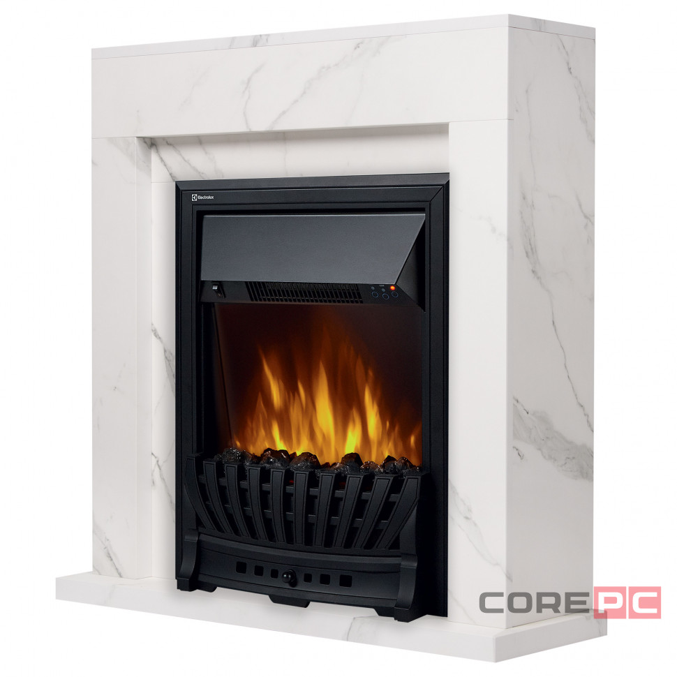 Портал Firelight Simple Classic белый мрамор