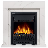 Портал Firelight Simple Classic белый мрамор
