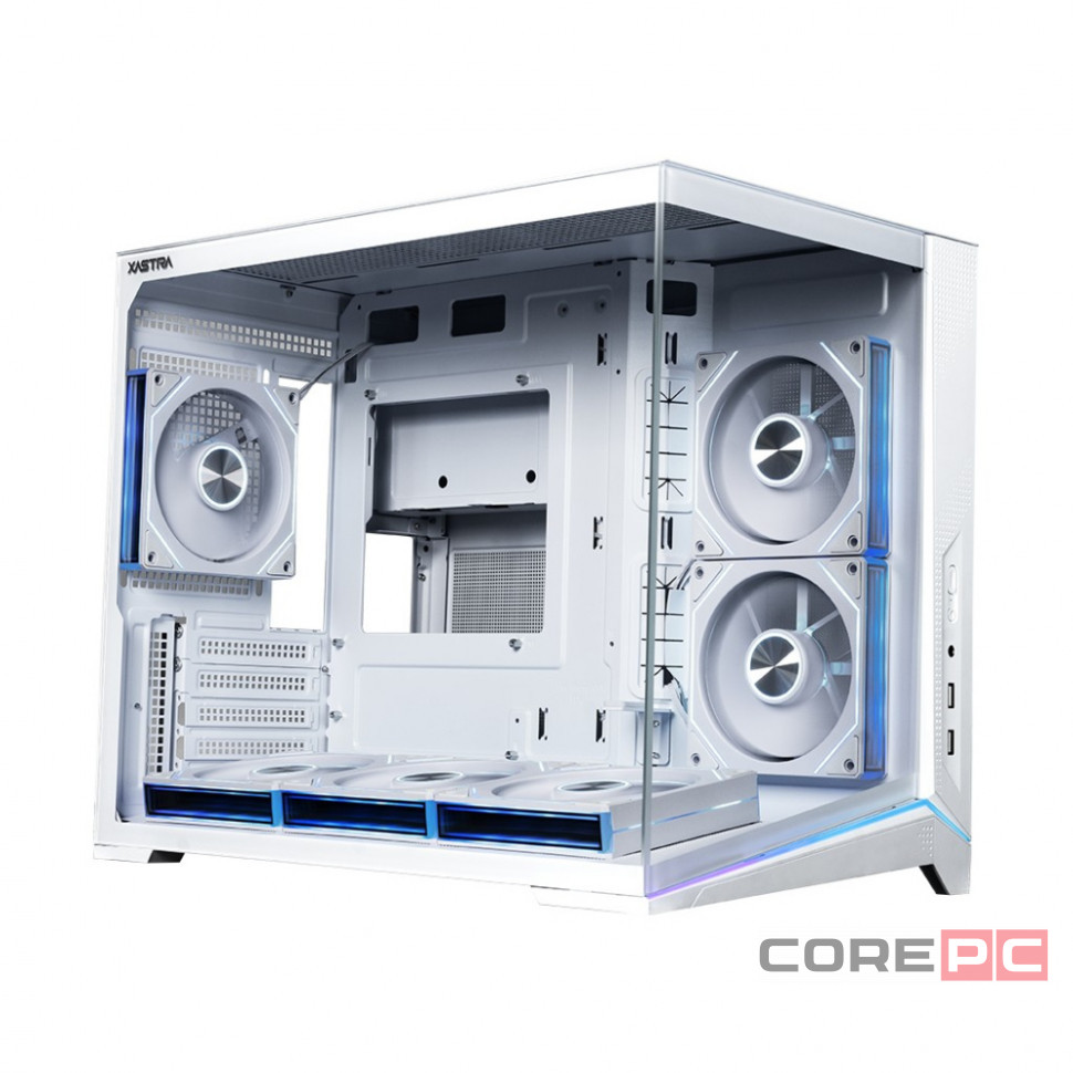 Компьютерный корпус XASTRA QW505M 6ARGB-FN-C10 White (QW505M-6FN12A-C10-WH)