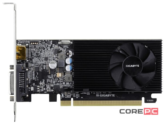 Видеокарта Gigabyte (GV-N1030D4-2GL) GeForce GT 1030 2GB Low Profile