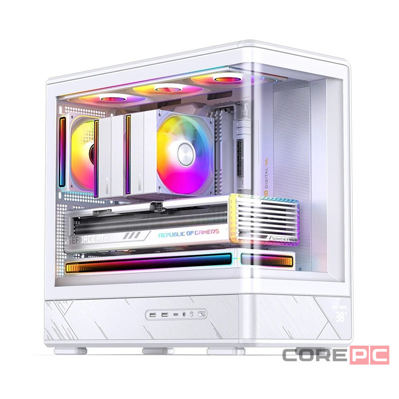 Компьютерный корпус JONSBO D200 TG White